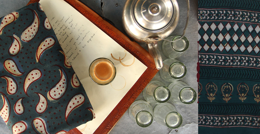 Of Tea Stains & Memories✑ Nandna Saree { Natural Color } ✑8